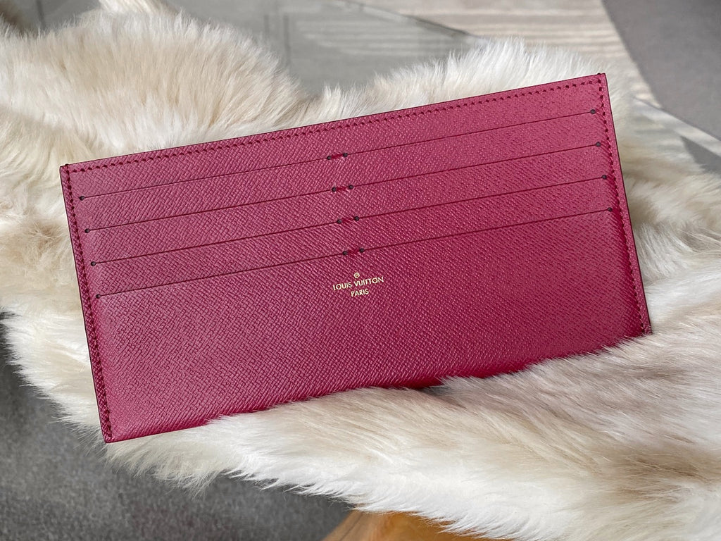 Louis Vuitton Fuchsia Grained Cowhide Pochette Félicie Insert