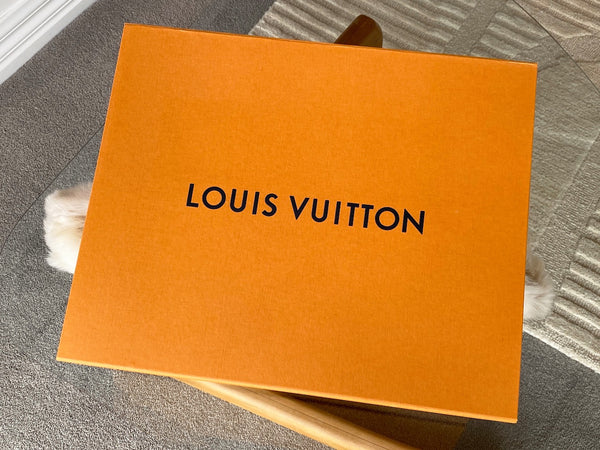Louis Vuitton XL Imperial Saffron Flap Storage Box