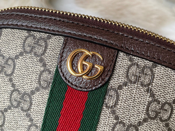 Gucci GG Supreme Ophidia Medium Cosmetic Case | New