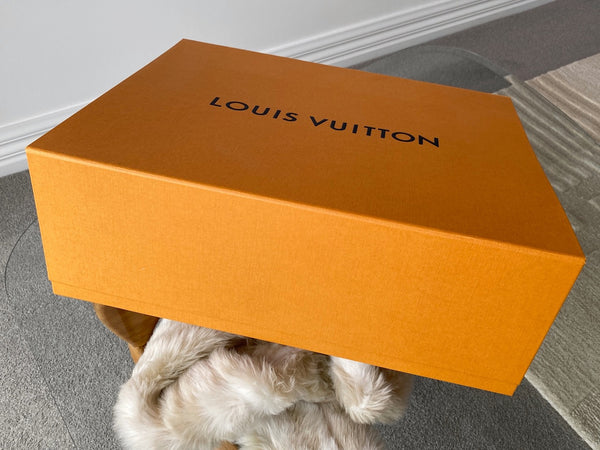Louis Vuitton XL Imperial Saffron Flap Storage Box