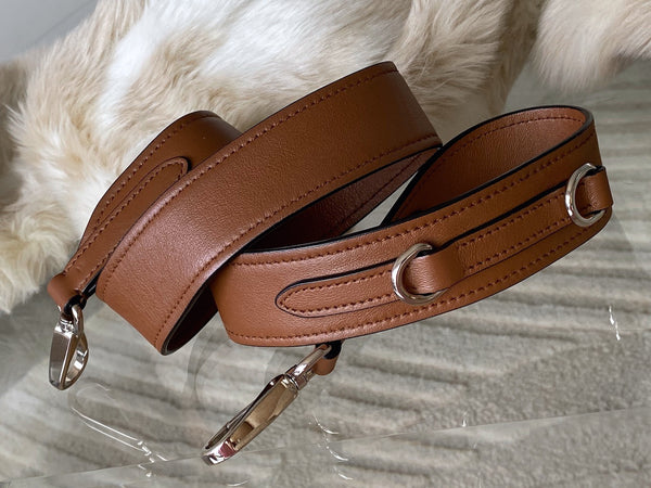 Prada Light Cognac Calfskin Studded Concept Bag