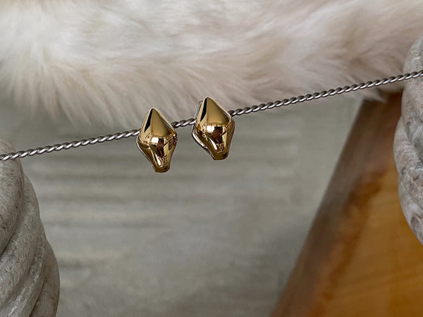 Louis Vuitton Bi-Tone Malletage Nanogram Reversible Earrings