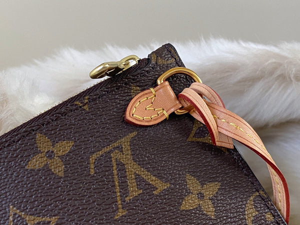 Louis Vuitton 2021 Monogram Beige Neverfull Pochette GM