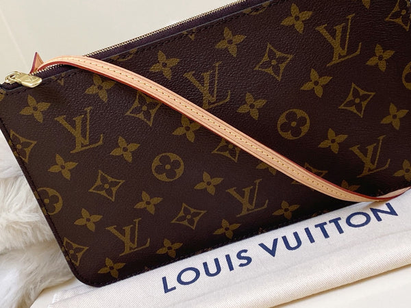 Louis Vuitton 2021 Monogram Beige Neverfull Pochette GM