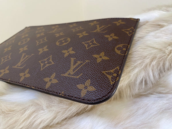 Louis Vuitton 2021 Monogram Beige Neverfull Pochette GM