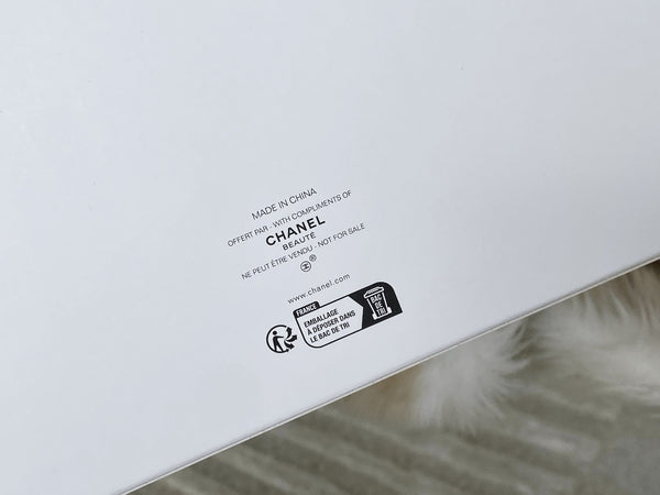 Chanel Black Cotton Large Make-Up Toiletry Drawstring Bucket Pouch | BNIB