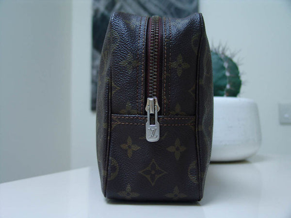 Trousse de toilette cloth small bag Louis Vuitton Black in Cloth