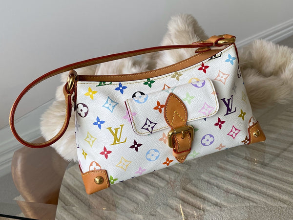 Louis Vuitton White Monogram Multicolour Eliza