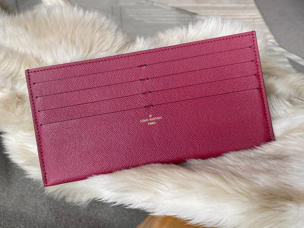 Louis Vuitton Fuchsia Grained Cowhide Pochette Félicie Insert