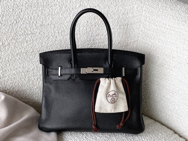 Hermès Noir Togo Birkin 30 PHW