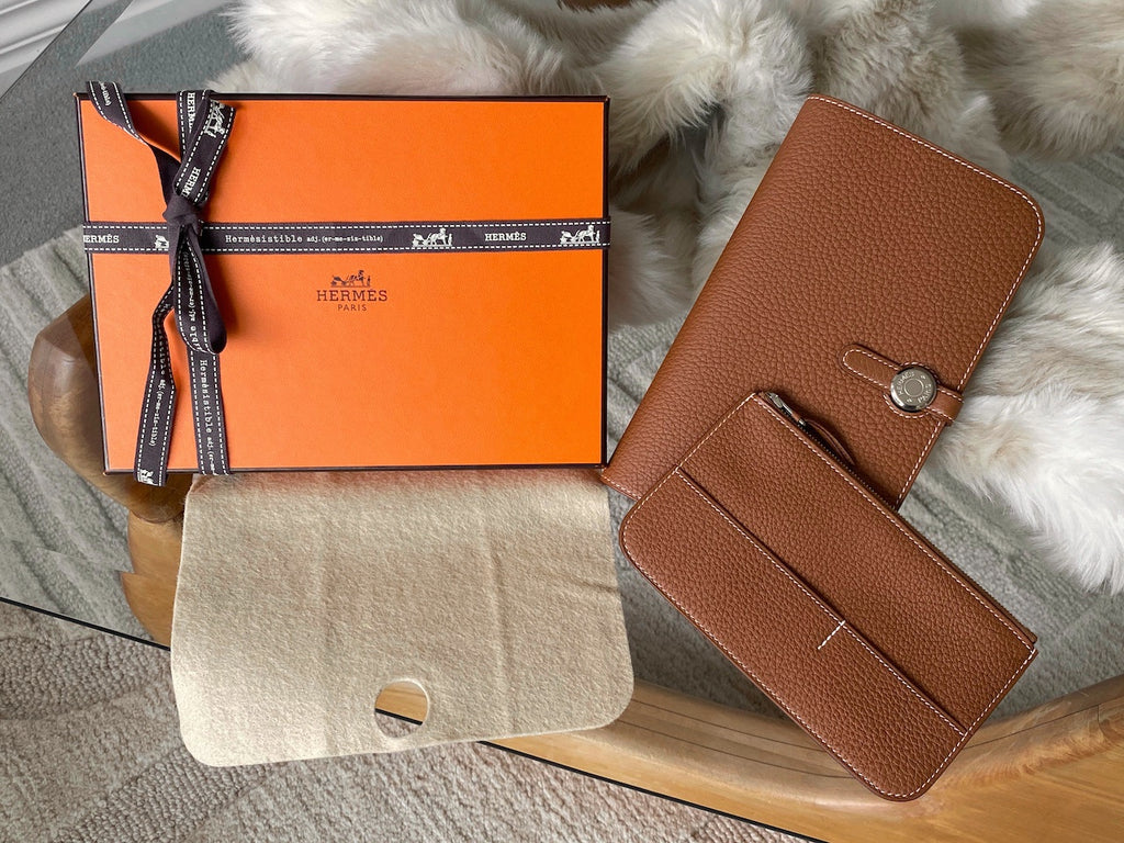 Hermès Gold Togo Dogon GM | BNIB