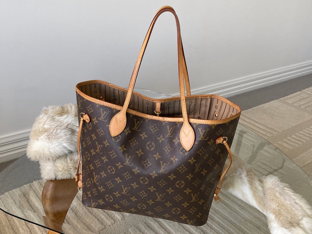 LOUIS VUITTON Bag | Monogram Beige Neverfull MM