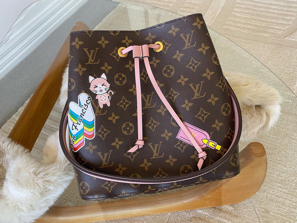 Louis Vuitton LE My LV World Tour Monogram Rose Poudre NéoNoé MM