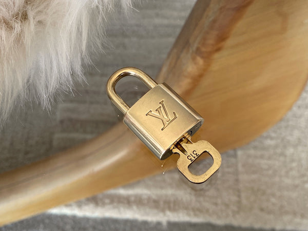 Louis Vuitton Padlock Gold Tone Number 313