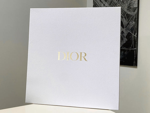 Christian Dior Extra Large White Book Tote Storage Box