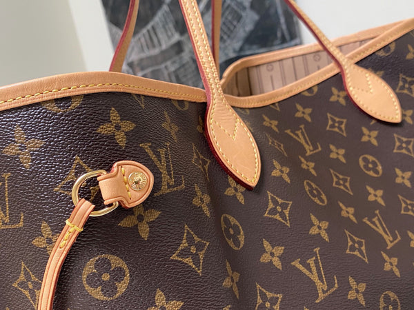 Louis Vuitton Monogram Beige Neverfull GM