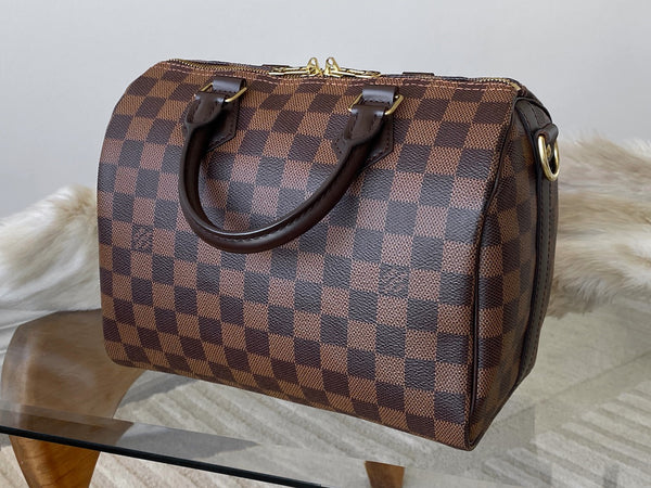 Louis Vuitton Damier Ebene Speedy Bandoulière 25