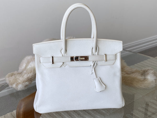 Hermès Blanc Epsom Birkin 30 PHW