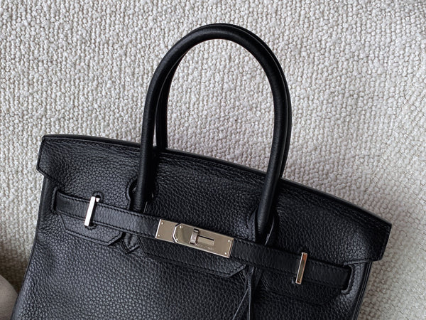 Hermès Noir Togo Birkin 30 PHW