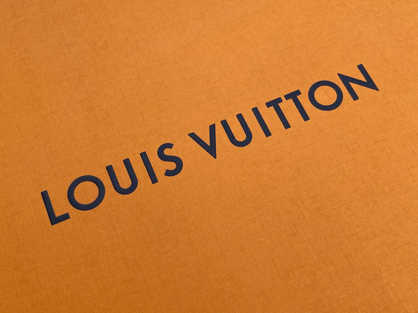 Louis Vuitton Large Imperial Saffron Neverfull Flap Storage Box