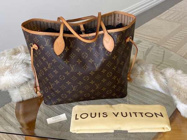 LOUIS VUITTON Bag | Monogram Beige Neverfull MM