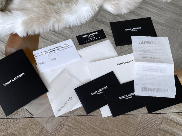 Saint Laurent Black Calfskin Lou Camera Bag