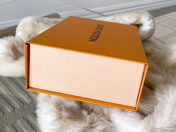 Louis Vuitton Medium Imperial Saffron Flap Storage Box