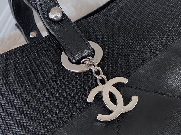 Chanel Black Paris-Biarritz Grand Shopping Tote
