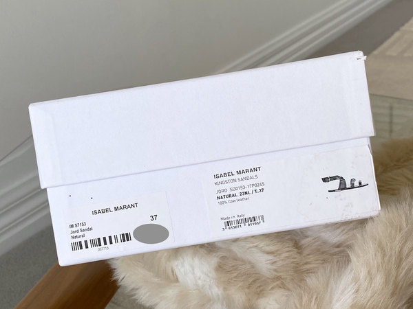 Isabel Marant Natural Leather Jord Kingston | BNIB | Sz37