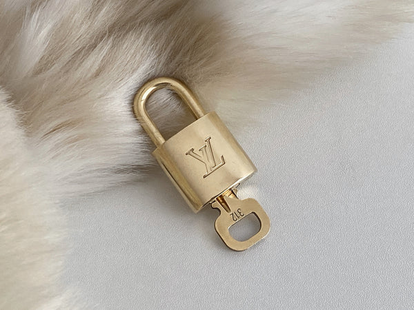 Louis Vuitton Padlock Gold Tone Number 312