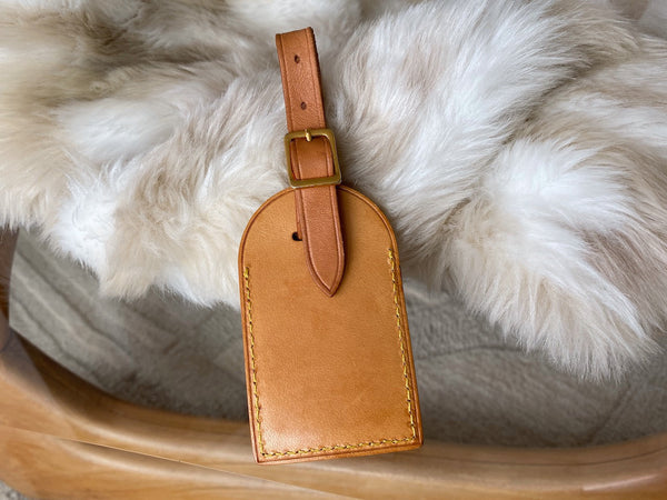 Louis Vuitton Vachetta Luggage Tag