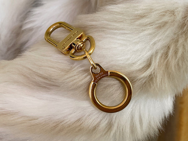 Louis Vuitton Gold-Tone Bolt Key Holder / Strap Extender