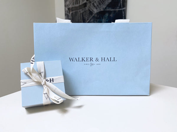 Walker & Hall 9K Gold Pearl Drop Earrings | BNIB
