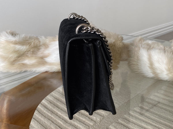 Gucci Black Suede Small Dionysus