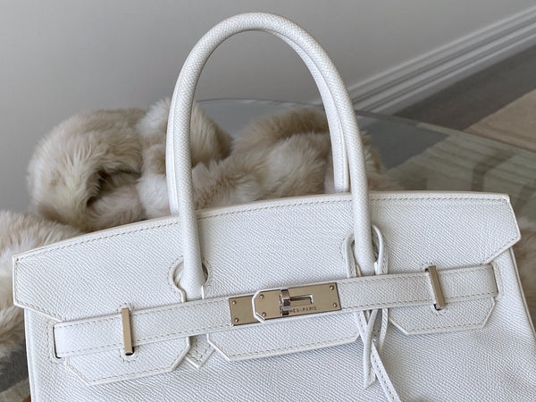 Hermès Blanc Epsom Birkin 30 PHW