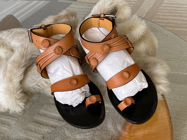 Isabel Marant Natural Leather Jord Kingston | BNIB | Sz37