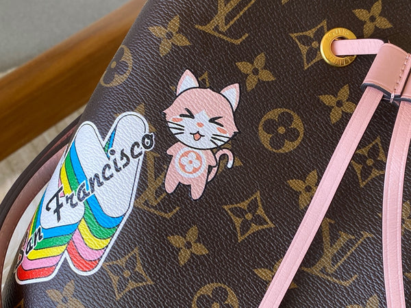 Louis Vuitton LE My LV World Tour Monogram Rose Poudre NéoNoé MM