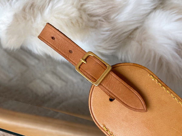 Louis Vuitton Vachetta Luggage Tag