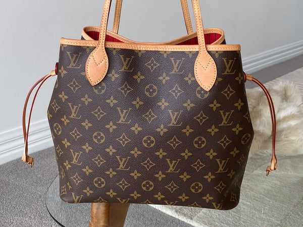 Louis Vuitton 2024 Monogram Cerise Neverfull MM