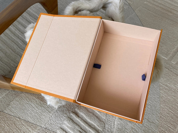 Louis Vuitton Medium Imperial Saffron Flap Storage Box