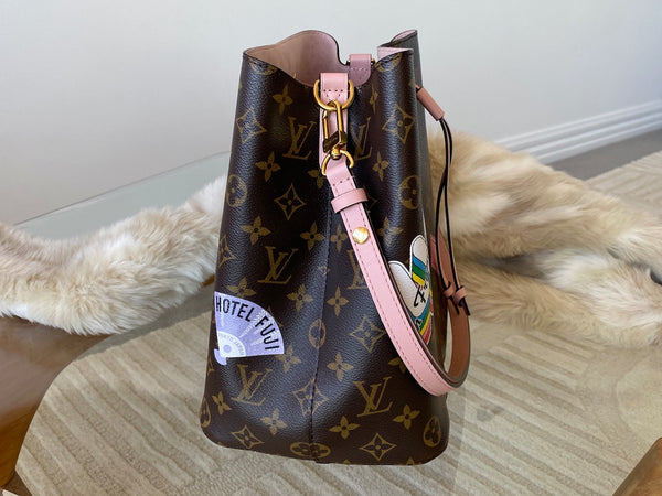 Louis Vuitton LE My LV World Tour Monogram Rose Poudre NéoNoé MM