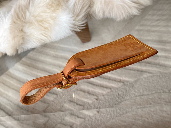 Louis Vuitton Vachetta Luggage Tag