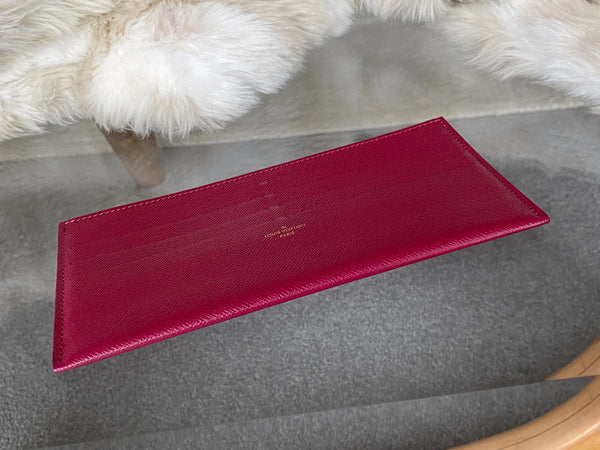 Louis Vuitton Fuchsia Grained Cowhide Pochette Félicie Insert