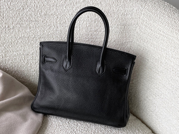 Hermès Noir Togo Birkin 30 PHW