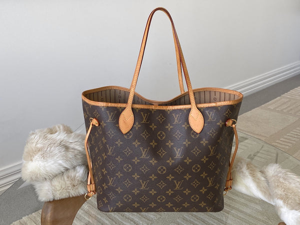 LOUIS VUITTON Bag | Monogram Beige Neverfull MM