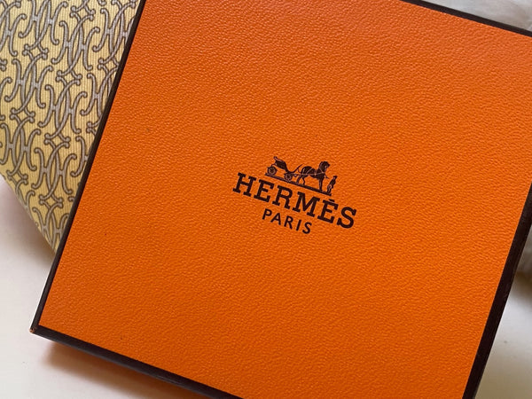 Hermès Maize 100% Silk H Tie