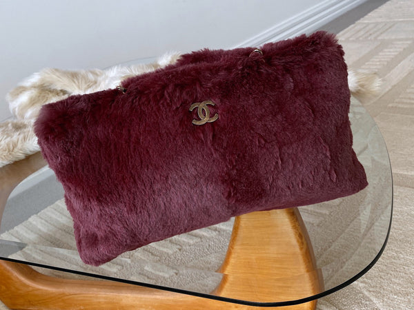 Chanel Bordeaux Lapin Chain Bag