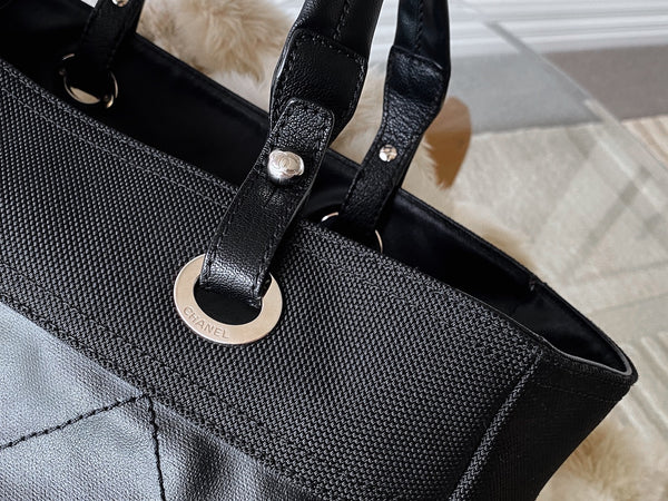 Chanel Black Paris-Biarritz Grand Shopping Tote
