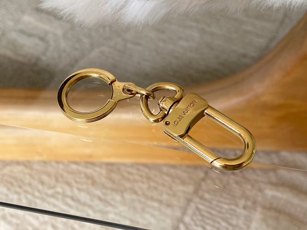 Louis Vuitton Gold-Tone Bolt Key Holder / Strap Extender