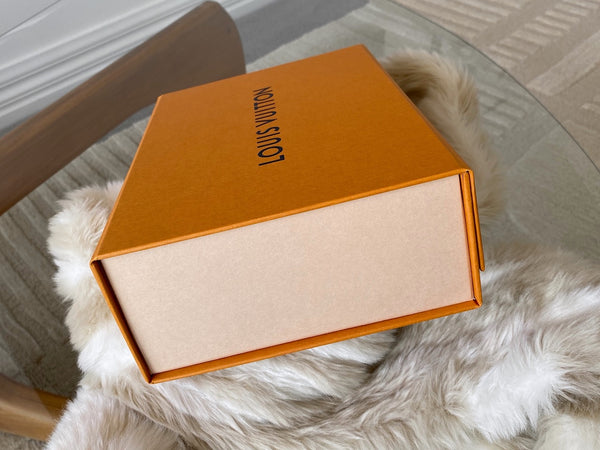 Louis Vuitton Medium Imperial Saffron Flap Storage Box
